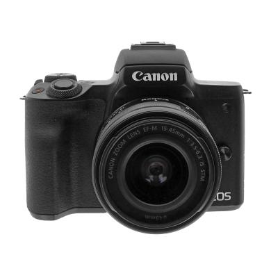 Canon EOS M50 avec objectif EF-M 15-45mm 3.5-6.3 IS STM noir - très bon état